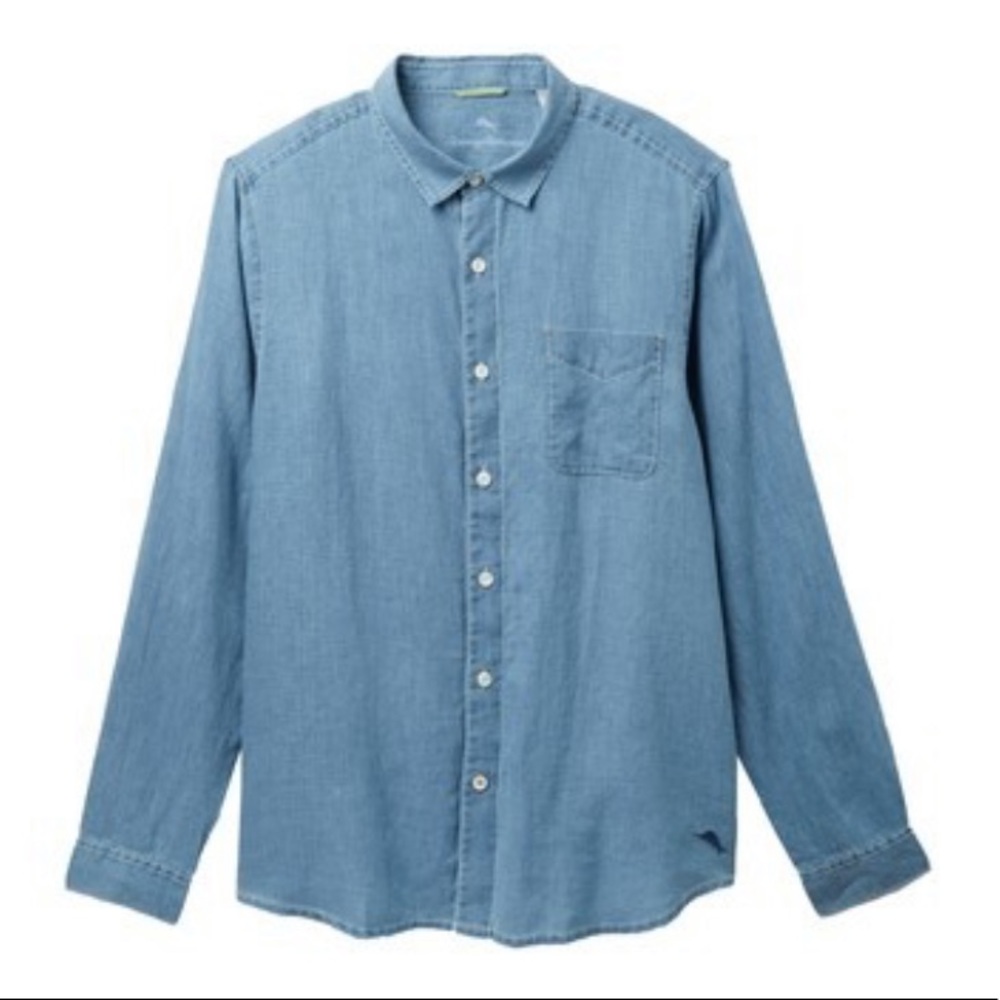 Tommy Bahama Men’s Long Sleeve Linen Shirt SZ S